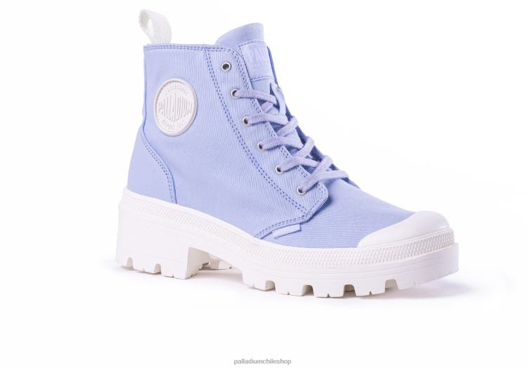 botas xenón azul 48PB280 Palladium sarga pallabase mujer