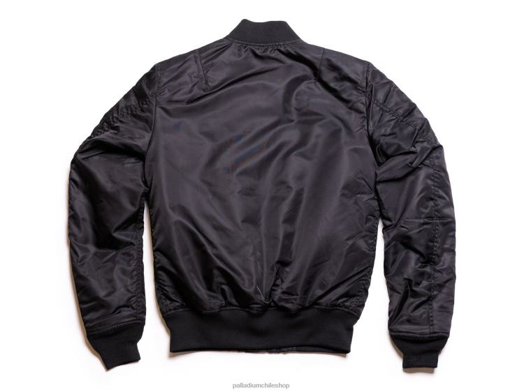 chaquetas negro 48PB346 Palladium chaqueta de vuelo de la ciudad hombres