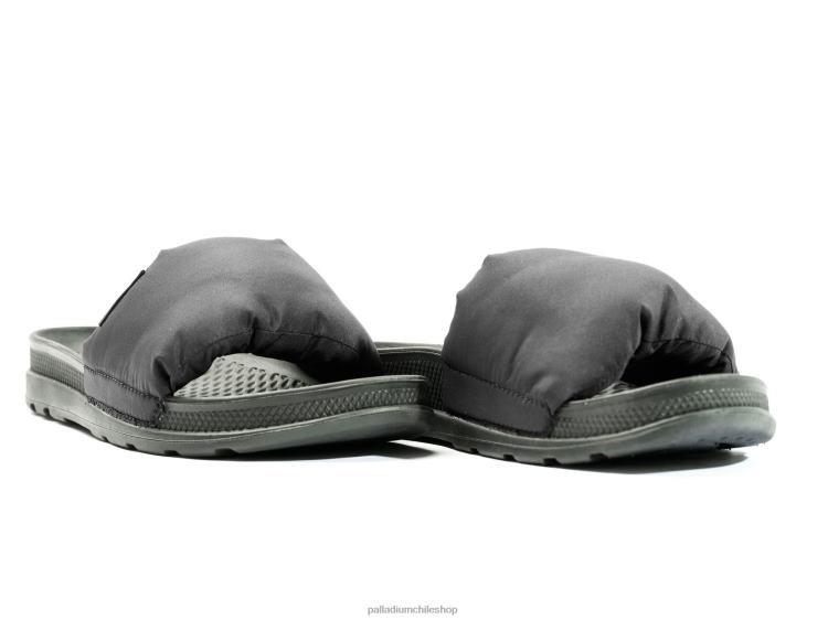 diapositivas negro 48PB208 Palladium almohadilla deslizante solea unisexo