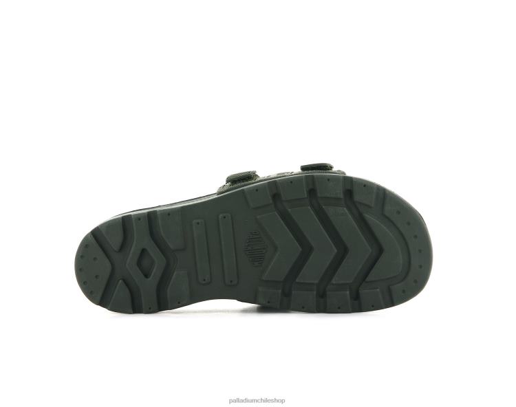 diapositivas noche oliva/camuflaje 48PB210 Palladium tobogán soleá unisexo