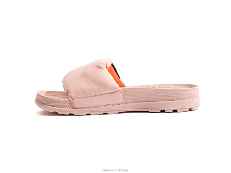 diapositivas rosa humo 48PB207 Palladium almohadilla deslizante solea unisexo