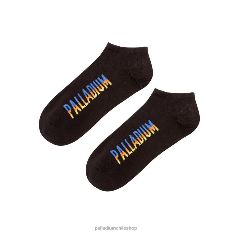 medias acidlime/starwhite/negro 48PB337 Palladium pack de calcetines angulares arcoiris unisexo