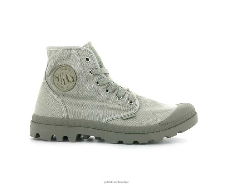 botas eucalipto/aluminio 48PB91 Palladium pampa hola hombres