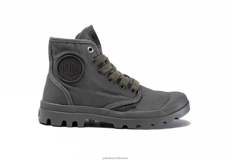zapatos noche de oliva 48PB358 Palladium pampa hola niños