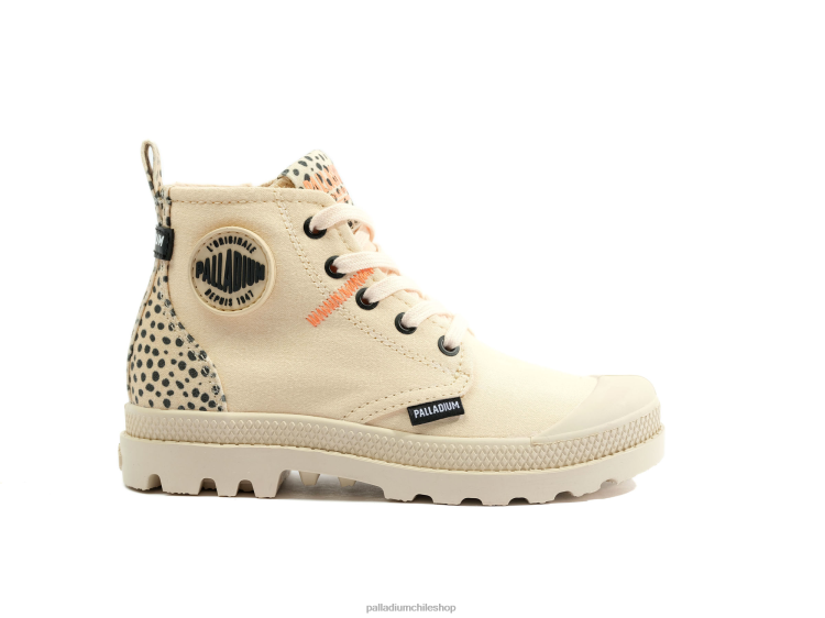 zapatos arena 48PB348 Palladium safari pampeano niños