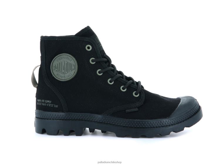 botas negro 48PB67 Palladium pampa hola htg unisexo