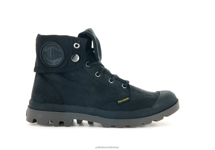 botas negro 48PB82 Palladium cera holgada pampa unisexo