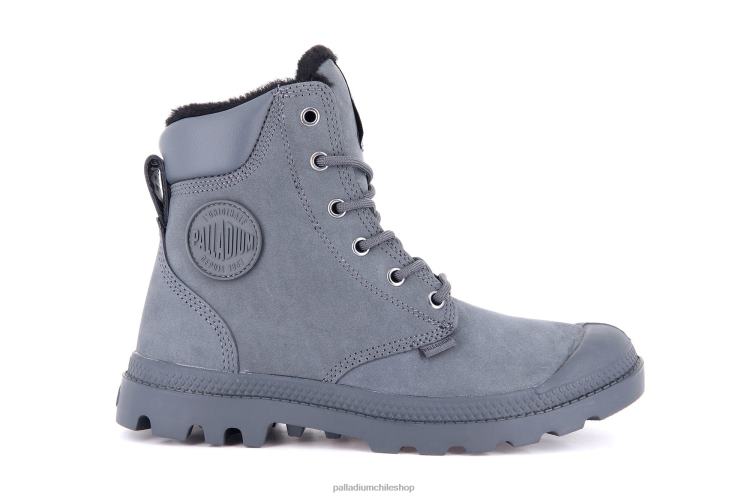 botas sombra oscura 48PB85 Palladium manguito deportivo pampa wps unisexo
