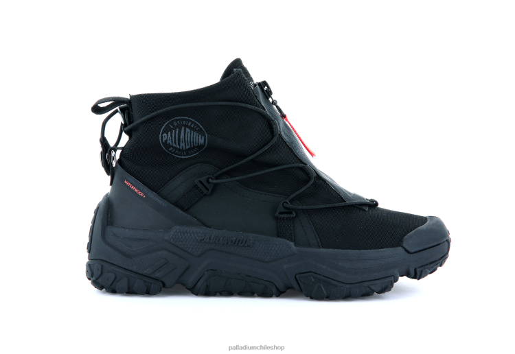 zapatos negro 48PB180 Palladium off-grid hi zip impermeable plus unisexo