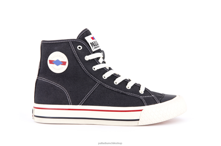 zapatos negro 48PB148 Palladium persiana palla unisexo