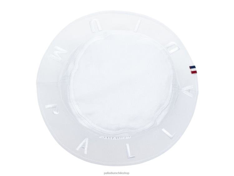 sombreros blanco 48PB332 Palladium sombrero de pescador con logo unisexo