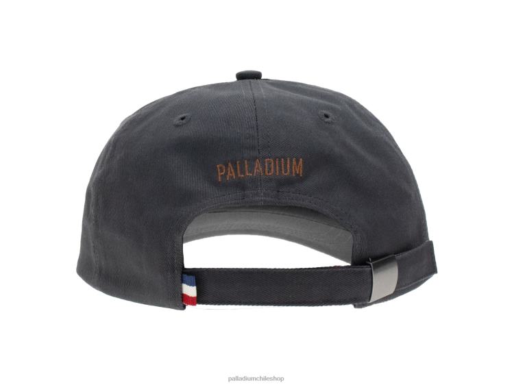 sombreros gris oscuro 48PB335 Palladium gorra con parches de oasis unisexo