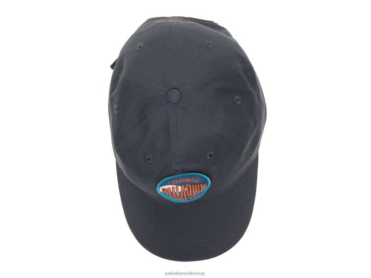 sombreros gris oscuro 48PB335 Palladium gorra con parches de oasis unisexo