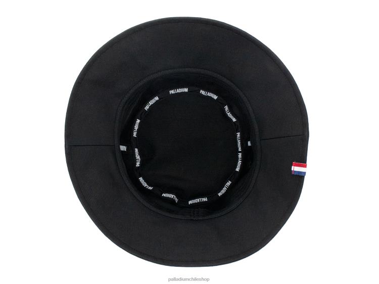 sombreros negro 48PB333 Palladium sombrero de pescador con logo unisexo