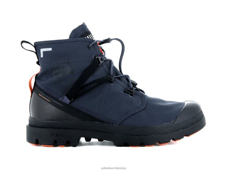 botas humor índigo 48PB39 Palladium pampa travel liteplus impermeable unisexo
