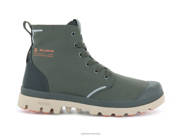 botas noche de oliva/beluga 48PB64 Palladium pampa liteplus recicla wpplus unisexo