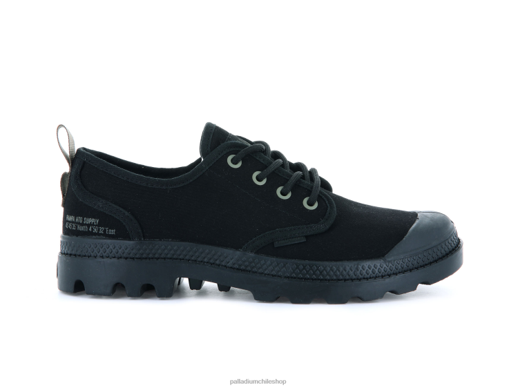 zapatos negro 48PB176 Palladium pampa oxford herencia unisexo