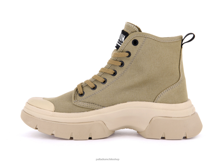 zapatos aceituna 48PB290 Palladium pallawave mujer