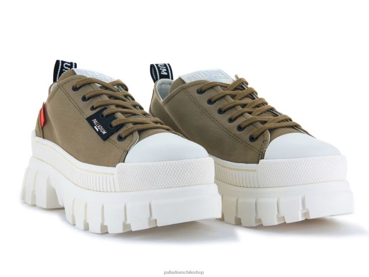 zapatos aceituna 48PB315 Palladium revuelta lo tx mujer