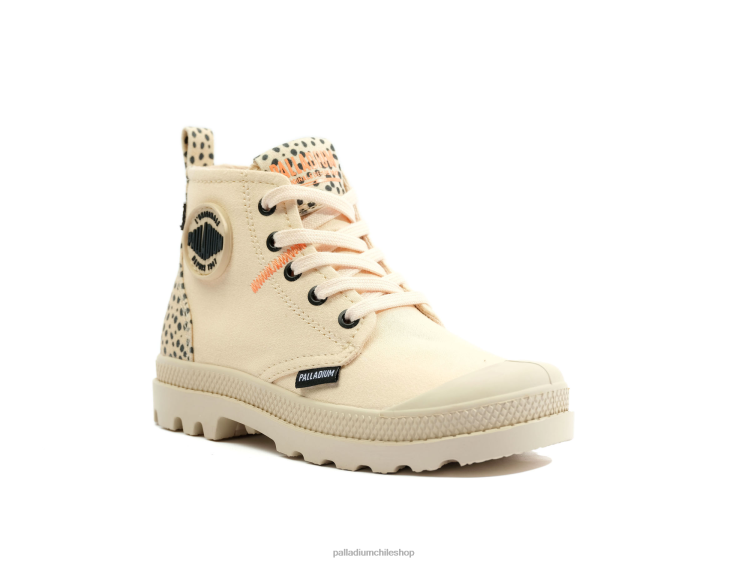 zapatos arena 48PB348 Palladium safari pampeano niños