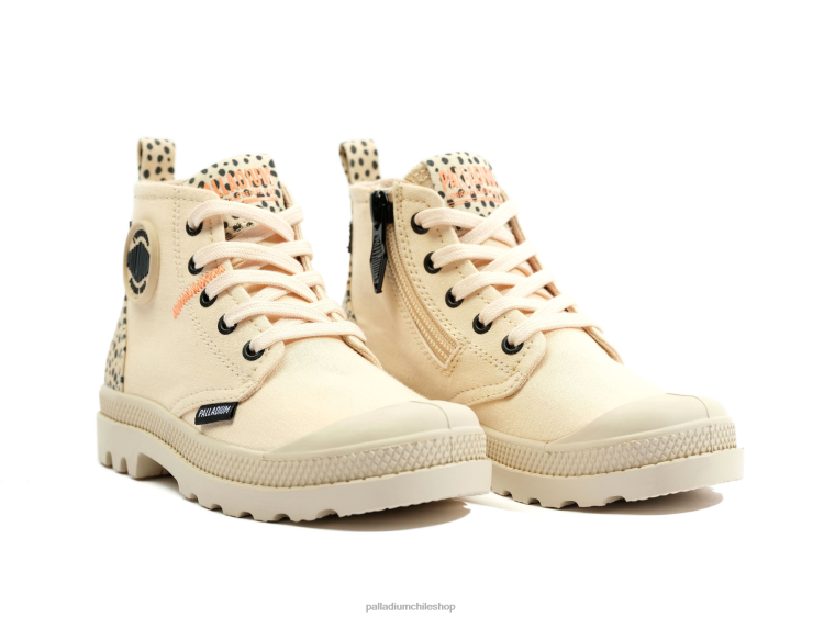 zapatos arena 48PB348 Palladium safari pampeano niños