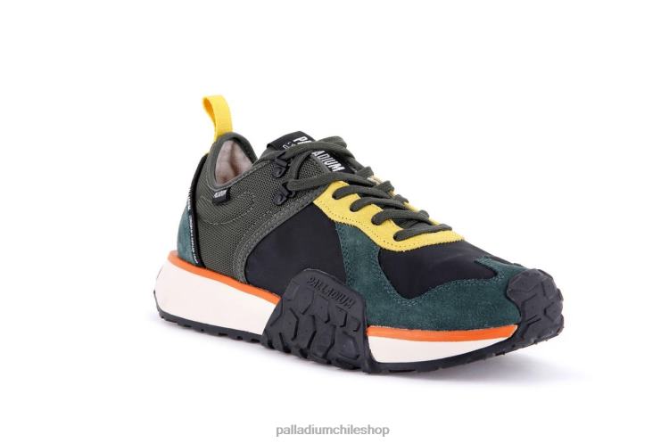 zapatos bolso de lona/negro 48PB172 Palladium corredor de tropas unisexo