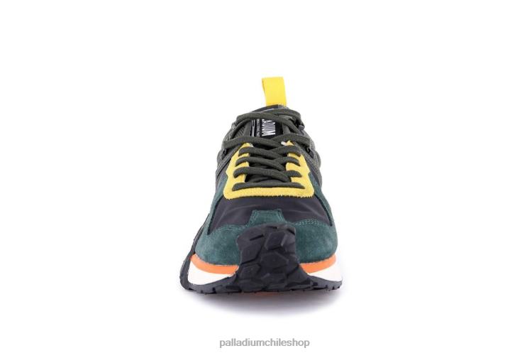 zapatos bolso de lona/negro 48PB172 Palladium corredor de tropas unisexo