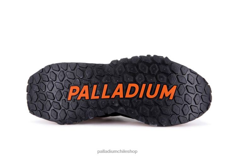 zapatos bolso de lona/negro 48PB172 Palladium corredor de tropas unisexo