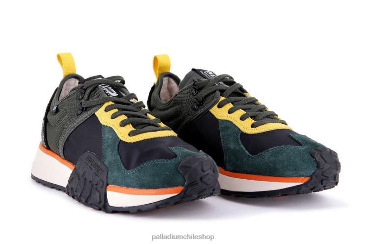 zapatos bolso de lona/negro 48PB172 Palladium corredor de tropas unisexo