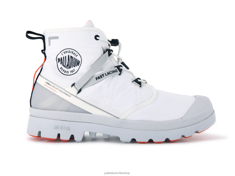 botas estrella blanca 48PB73 Palladium pampa travel liteplus impermeable unisexo