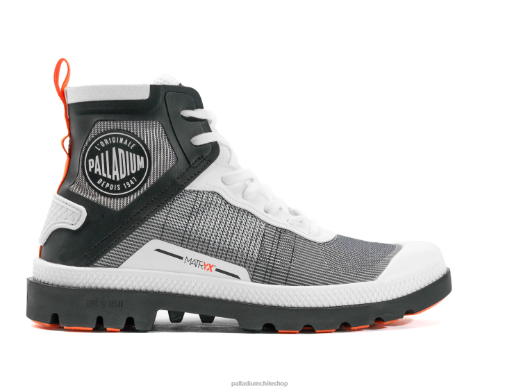 botas estrella blanca 48PB8 Palladium pampa lite plus matryx unisexo