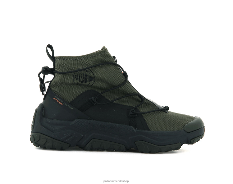 zapatos noche de oliva 48PB179 Palladium off-grid hi zip impermeable plus unisexo