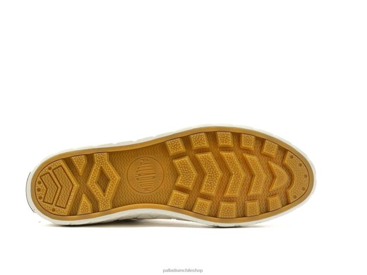 zapatos estrella blanca 48PB160 Palladium palla ace mediados unisexo