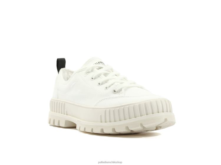 zapatos estrella blanca 48PB165 Palladium pallashock lo organico 2 unisexo