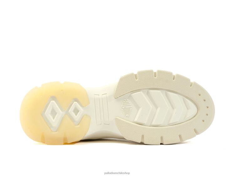 zapatos estrella blanca 48PB285 Palladium pallawave medio metro mujer