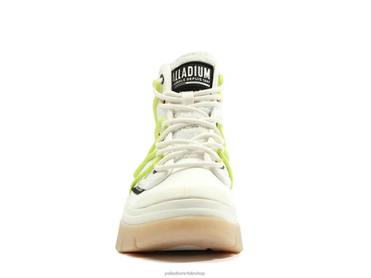 zapatos estrella blanca 48PB293 Palladium pallawave encaje mujer