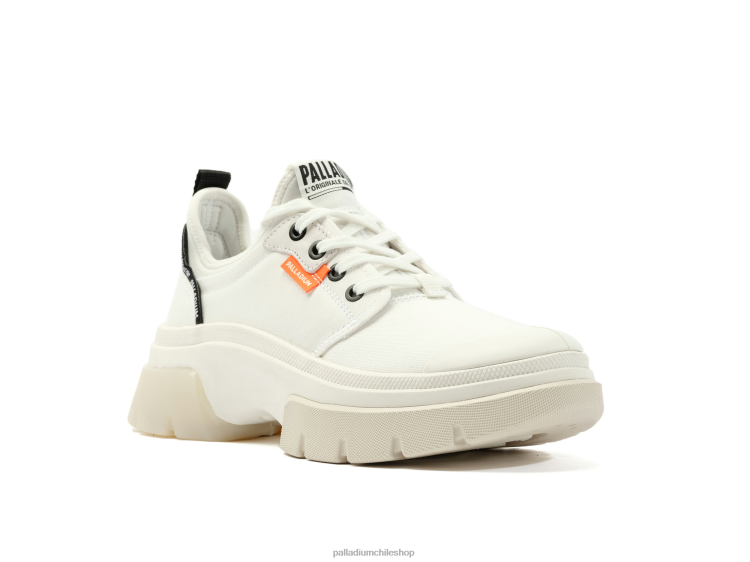 zapatos estrella blanca 48PB302 Palladium pallawave lo metro mujer