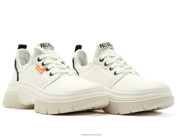 zapatos estrella blanca 48PB302 Palladium pallawave lo metro mujer