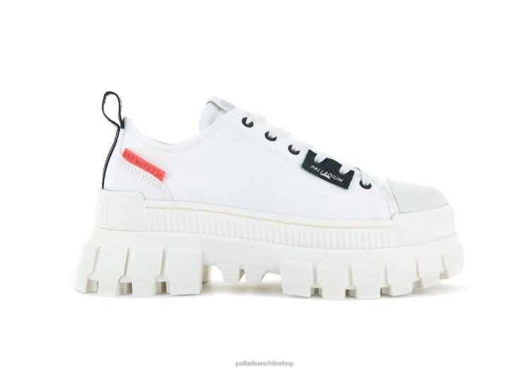 zapatos estrella blanca 48PB316 Palladium revuelta lo tx mujer