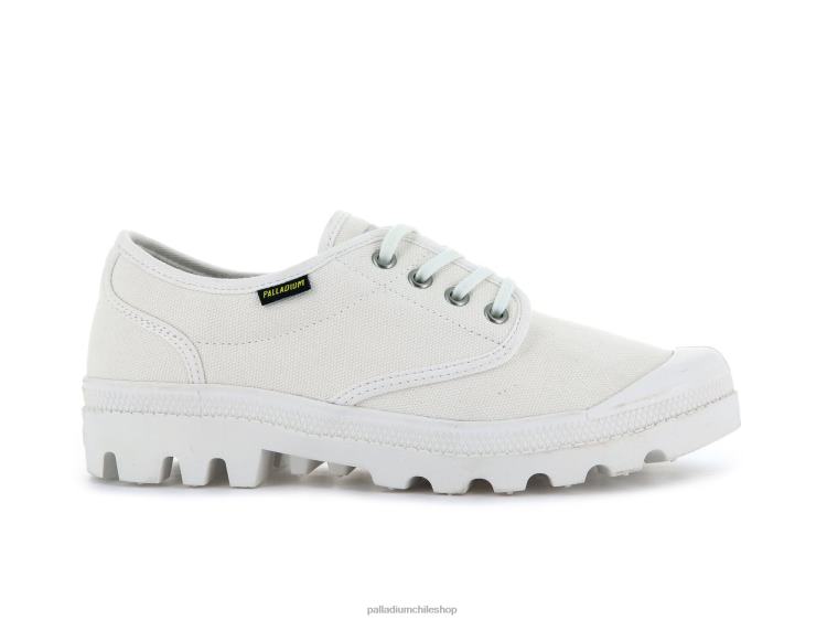 zapatos estrella blanca 48PB319 Palladium wopallabrousse oxford mujer