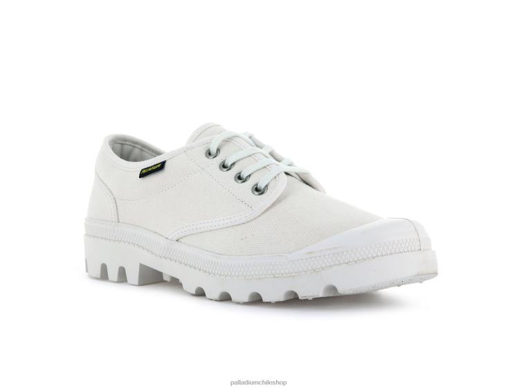 zapatos estrella blanca 48PB319 Palladium wopallabrousse oxford mujer