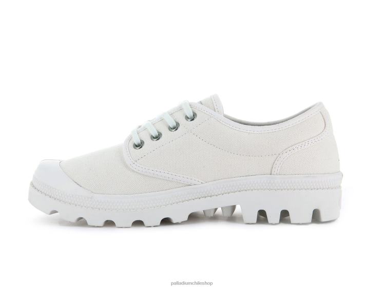 zapatos estrella blanca 48PB319 Palladium wopallabrousse oxford mujer