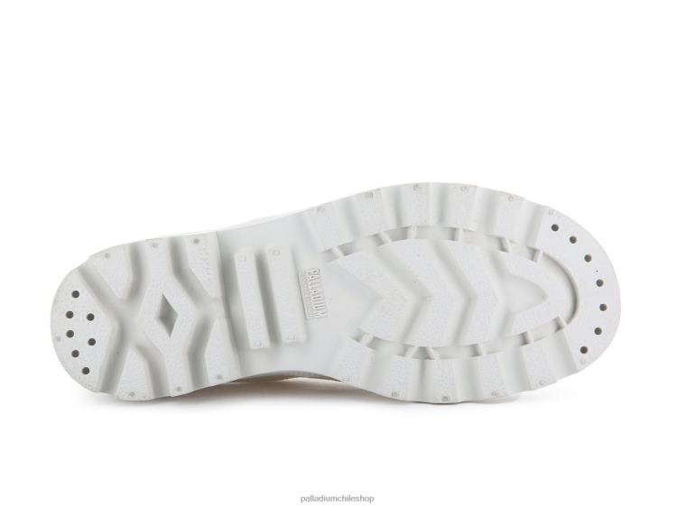 zapatos estrella blanca 48PB319 Palladium wopallabrousse oxford mujer