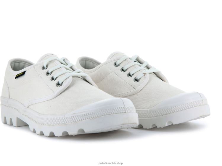 zapatos estrella blanca 48PB319 Palladium wopallabrousse oxford mujer