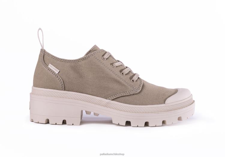 zapatos gris claro 48PB276 Palladium sarga pallabase lo mujer