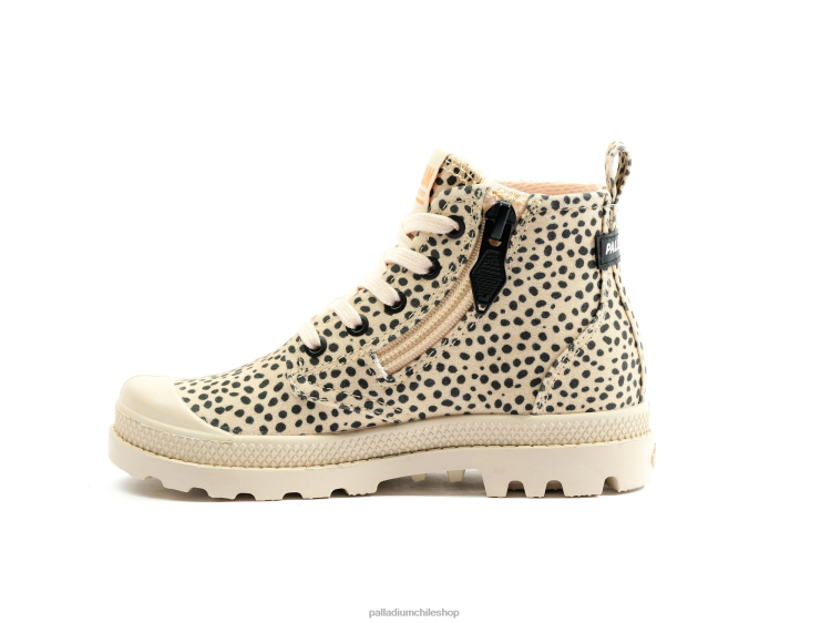 zapatos impresión de arena 48PB349 Palladium safari pampeano niños