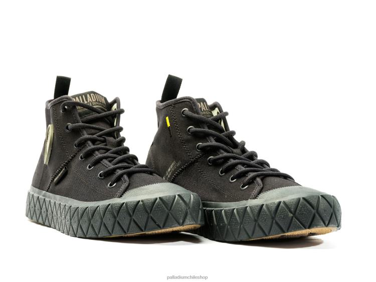 zapatos negro 48PB129 Palladium palla ace mediados unisexo