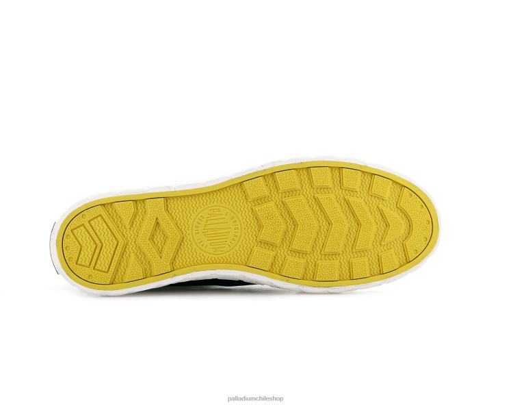 zapatos negro 48PB152 Palladium palla ace lienzo medio unisexo