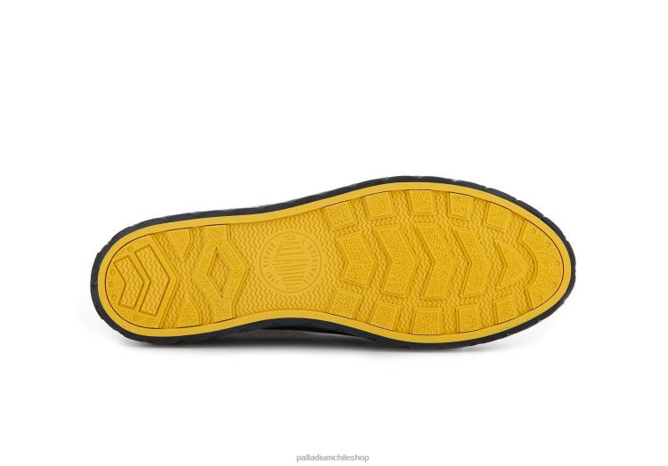 zapatos negro 48PB183 Palladium lienzo palla ace unisexo