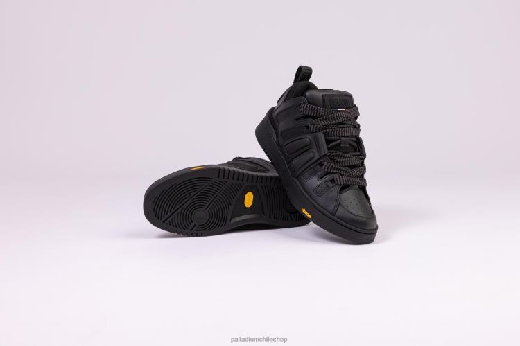 zapatos negro 48PB190 Palladium patín palablast hombres